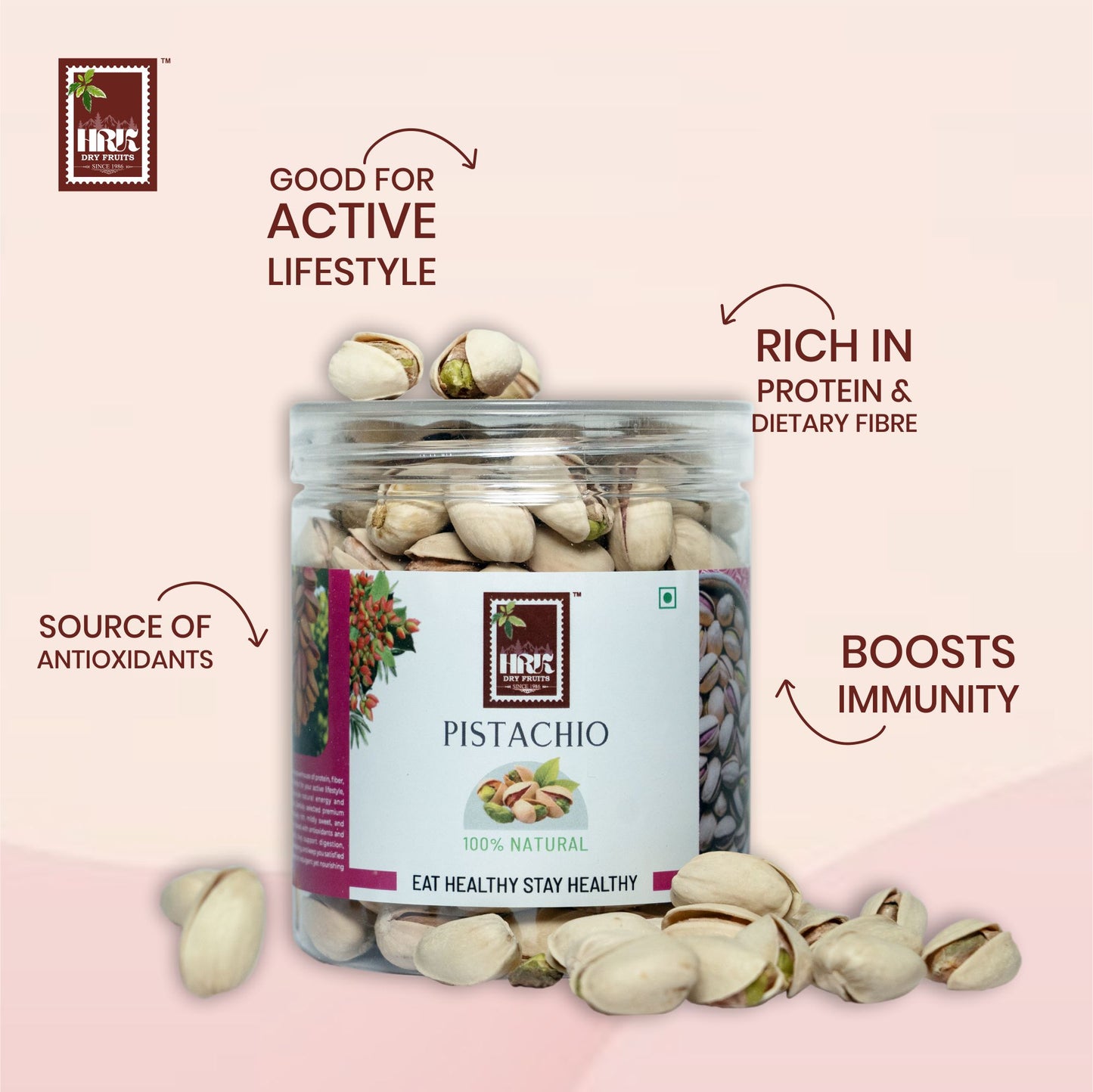 HRK Premium Pistachios – 250g