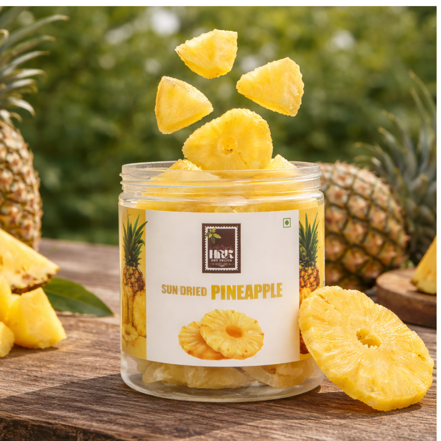 Sun dried pineapple