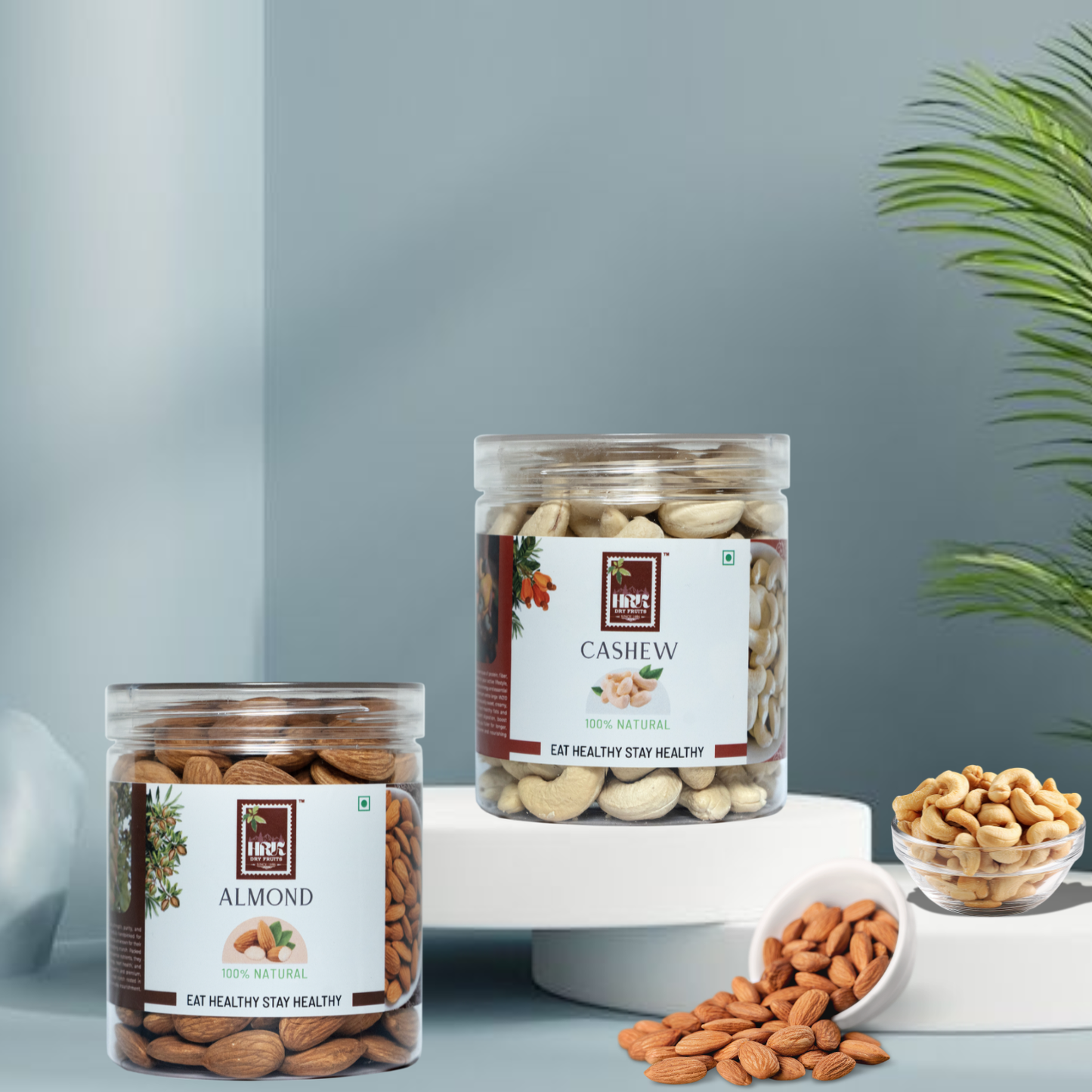 HRK ALMOND300G & CASHEW250G COMBO